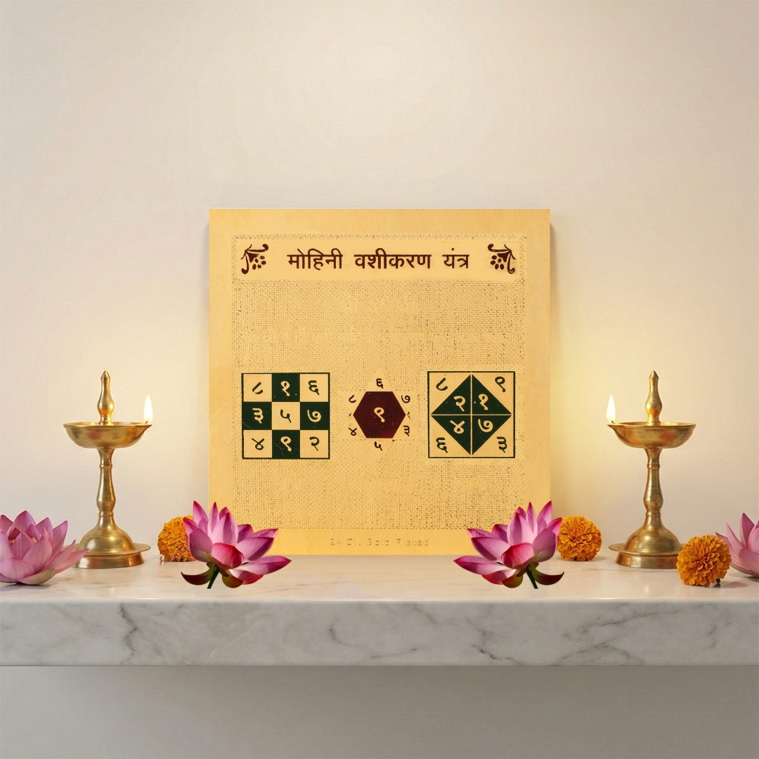 Gold Plated Mohini Vashikaran Yantra